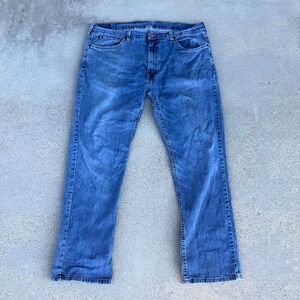 Levi's 559 38X30 Blue Denim Medium Wash Relaxed Fit Straight Leg Men